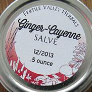 Ginger Cayenne Salve